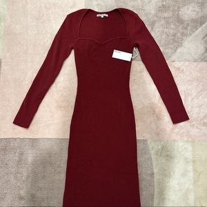 Reformation Tenore Cashmere Sweater Dress